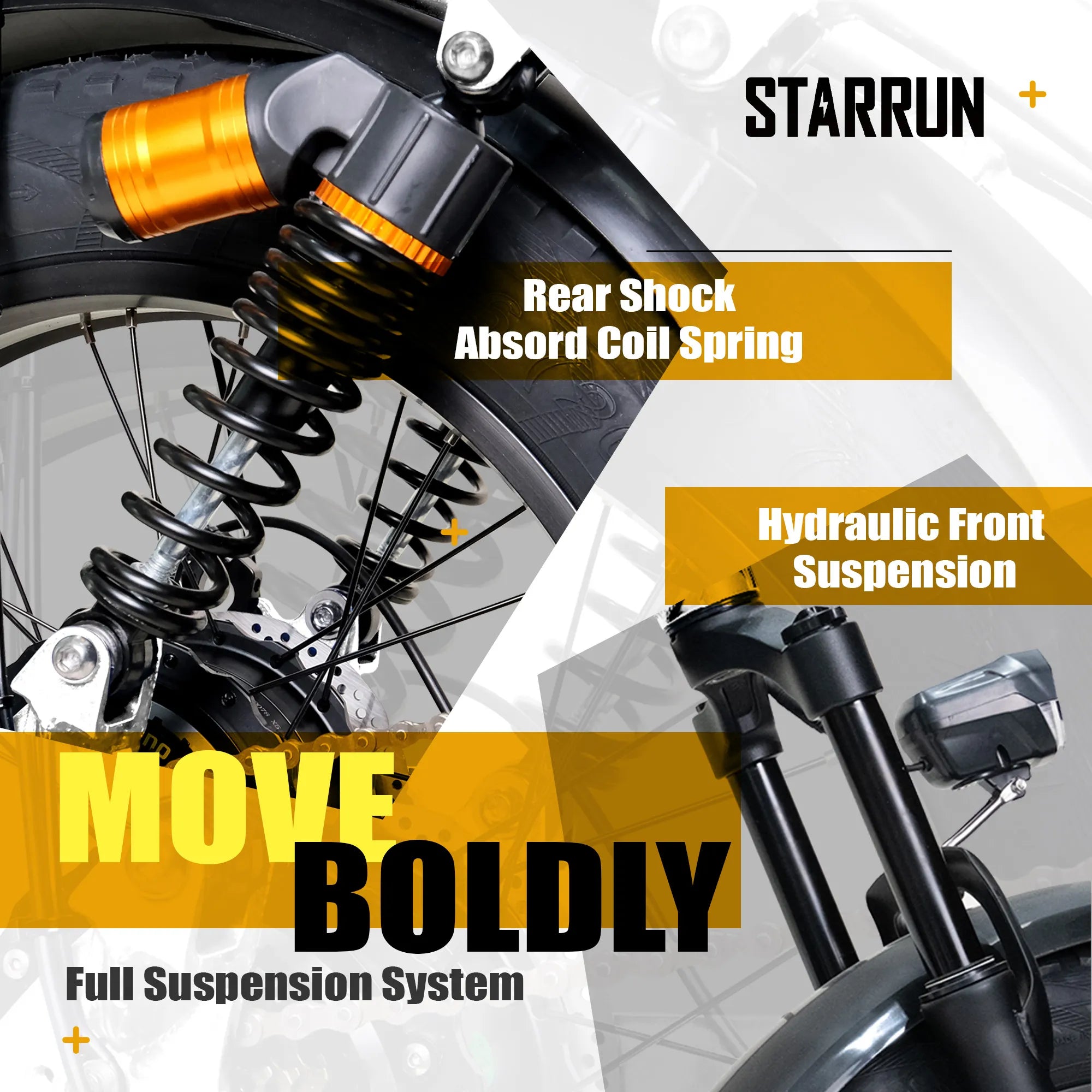Starrun R20 Full Suspension Electric Bike